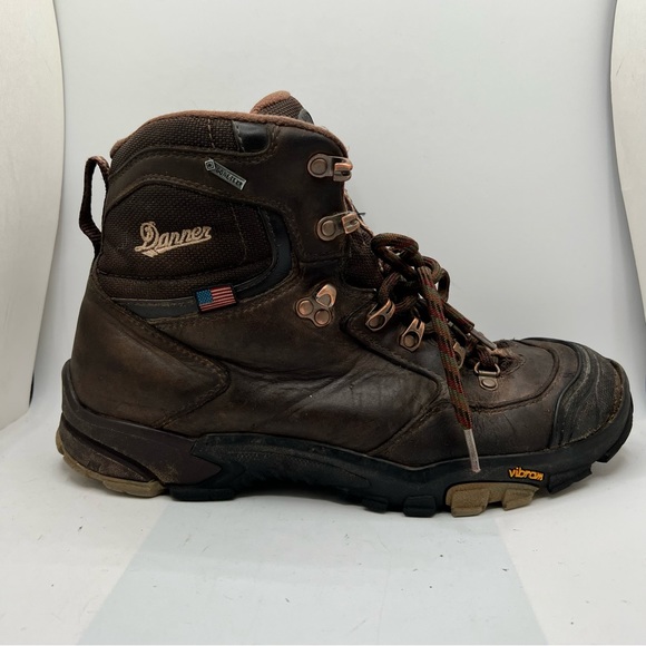 Danner Mt Adams 4.5" Boots Men’s Size 8.5 Gore-Tex Vibram Brown - Picture 1 of 11